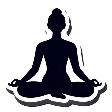Yoga zen sticker