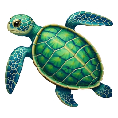 Sea turtle sticker