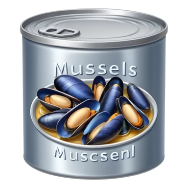 a can of mussels sticker