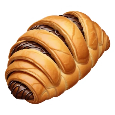chocolate croissant sticker