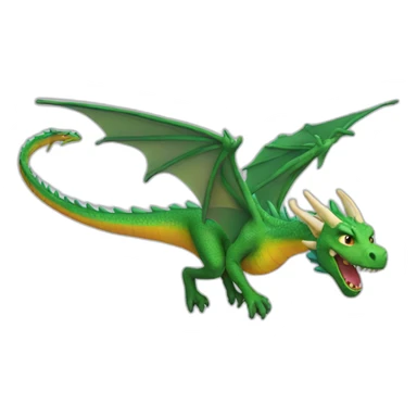 flying femal dragon sticker