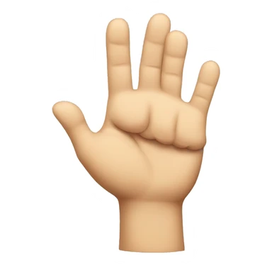 hand shake with pout face  sticker