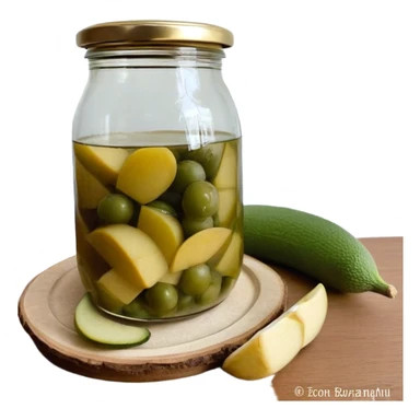 банка с огурцами sticker