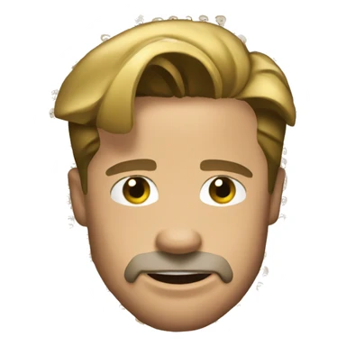 Emoticono Brad Pitt sticker