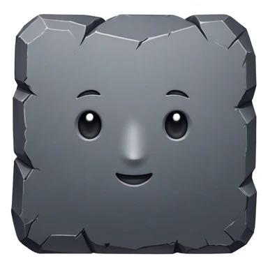 iron ore of a gray flesh  color  sticker