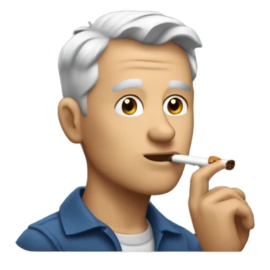 Scott cam smoking a cigarette sticker