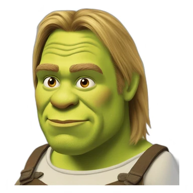 Shrek qui ressemble à Depardieu sticker