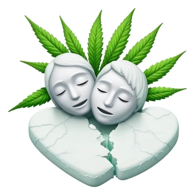Marijuana embraces cocaine sticker