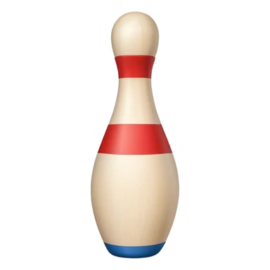 a bowling pin sticker