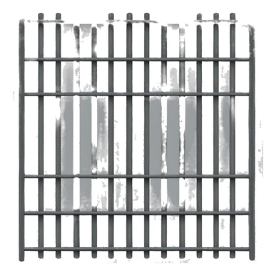 prison bars sticker