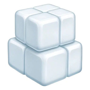 two sugar cubes sticker