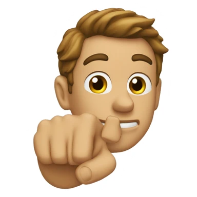 make him point out his indexfinger sticker