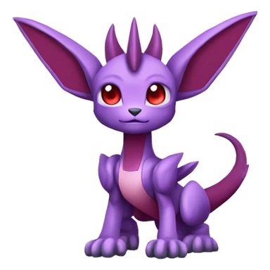 Mauve-maroon-red-violet-colored edgy anthro-genesect-raptor-scalie-sona-Fakémon-hybrid with a mane on head and back and horns full body sticker