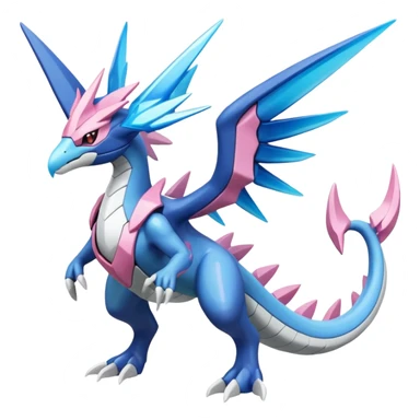 Futuristic Helioptile-Diancie-Kyurem-Dialga-Latios-Miraidon-Pokémon, full body sticker