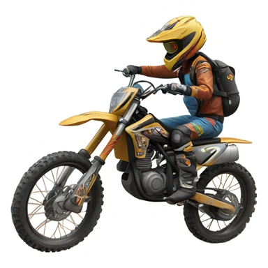 Dirt bike sticker