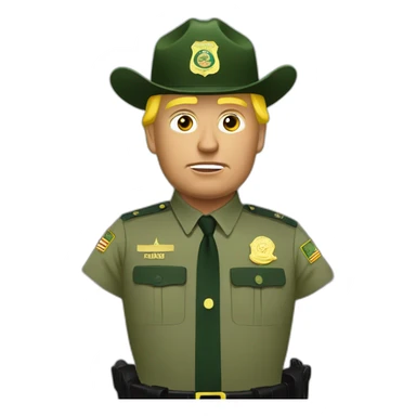 Trump Border patrol sticker
