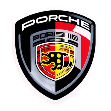 Porsche  sticker