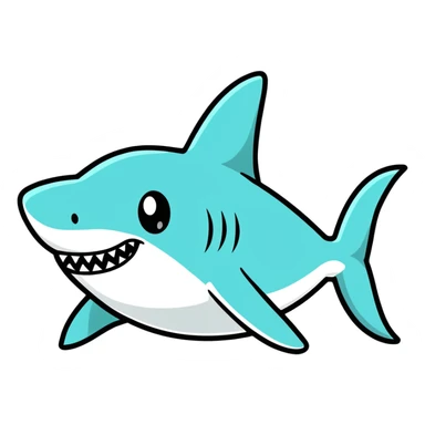 My hat is like a sharks fin sticker