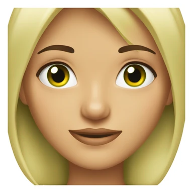 Rubia de ojos verdes bonita  sticker