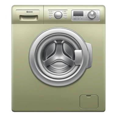 Pale olive Washer machine  sticker