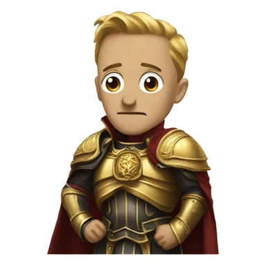 Adeptus Custodes Shrugging sticker