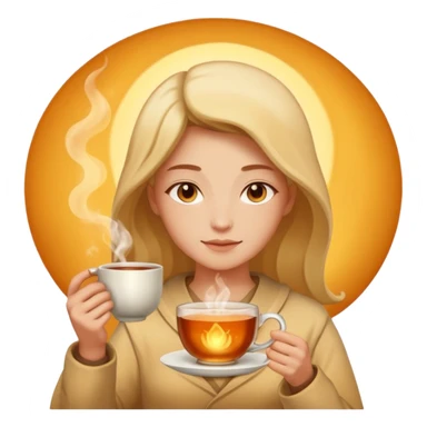 tea and enlightenment sticker