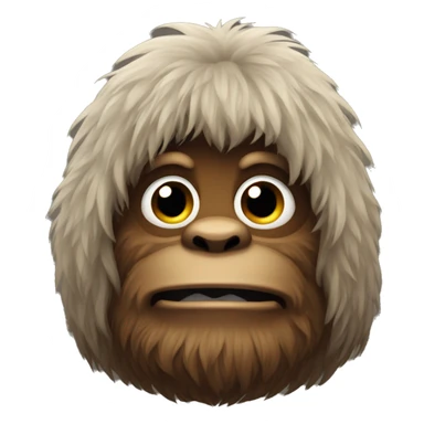 Cute Sasquatch  sticker
