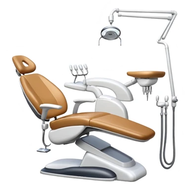 Un sillón dental completo sticker