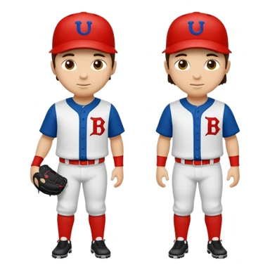 quiero dos equipos enemigos de baseball  sticker