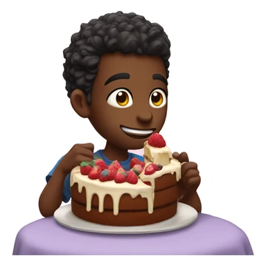 shamar eating cake sticker