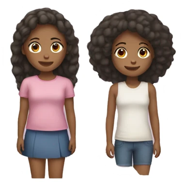 big sister and little sister sticker