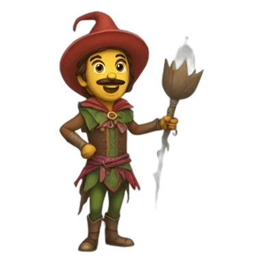 duende malvado  sticker