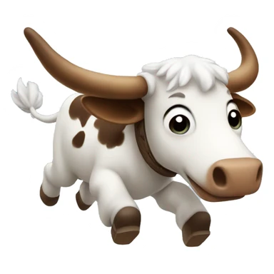 Vaca volando  sticker