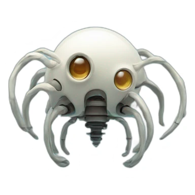 futurist organism structure sticker