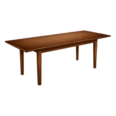 Long rectangular Wooden dining table sticker