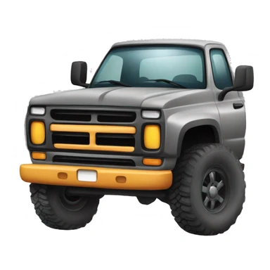 Lifted truck sticker