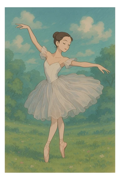 ballerina sticker