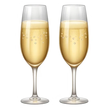champagne glasses sticker