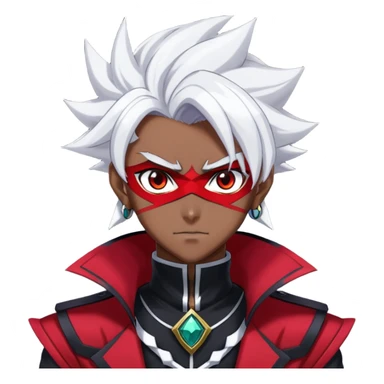 Crea un sticker con el personaje Espectro de Yu Gi Oh Vrains  sticker