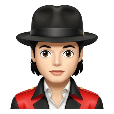 Michael jackson blanc sticker