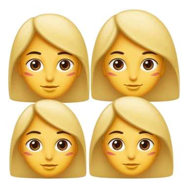 Saçları sarışın çok güzel ve çok uzun olan kadın sticker