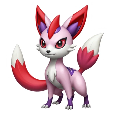 Meloetta-Noibat-Zangoose-Pokémon-Fakémon-creature sticker