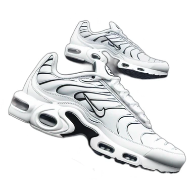 nike air max plus a cold wall white sticker
