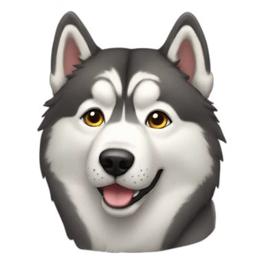 malamute sticker