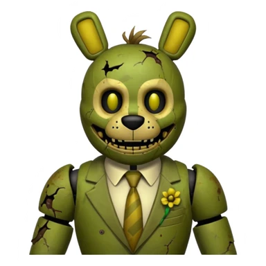 Fnaf spring trap sticker