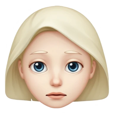 Cold face emoji sticker