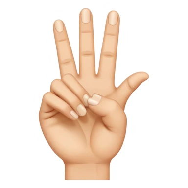 middle finger with cool emoji sticker