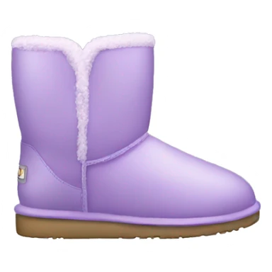 Light purple uggs sticker