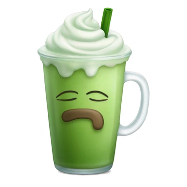iced matcha lattes sticker