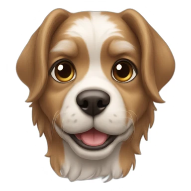 Petit chien qui rie sticker